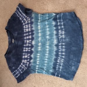 Old Navy Everyday Everywear Blue Tie Dye T-Shirt